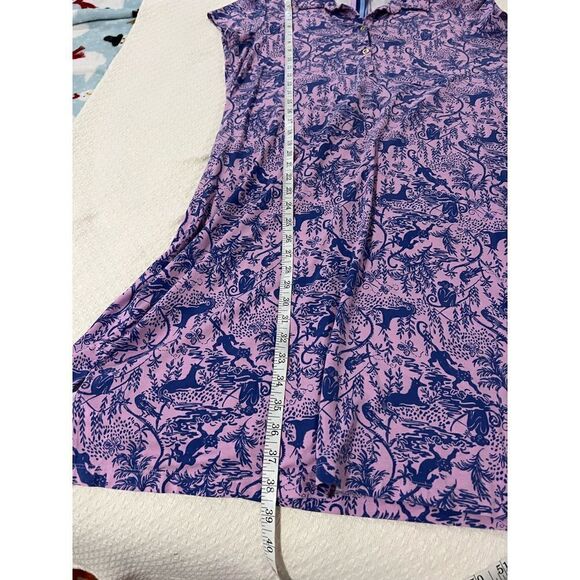 Lilly Pulitzer Renee Dress In Lilac Freesia Safari As I Can See size xL - Picture 7 of 9